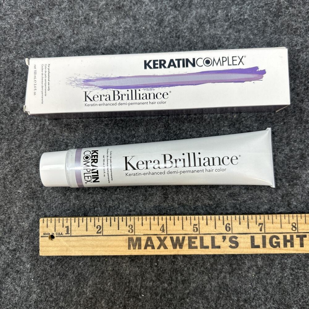 Keratin Complex KeraBrilliance 4.5 4Rv Medium Mahogany Brown Demi NEW SEALED